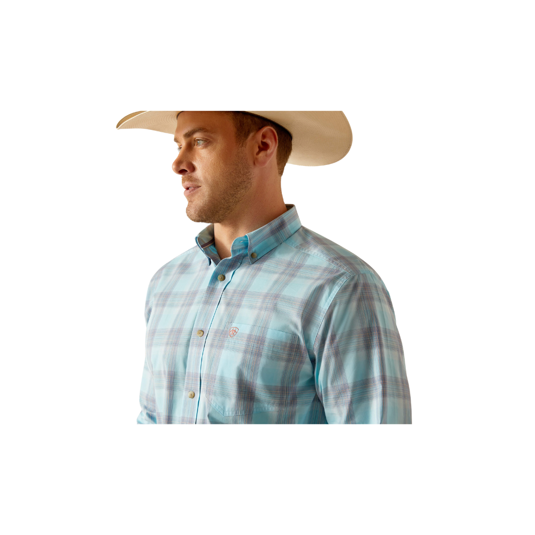 Ariat Men's Pro Series Kane Classic Fit Sky Shirt