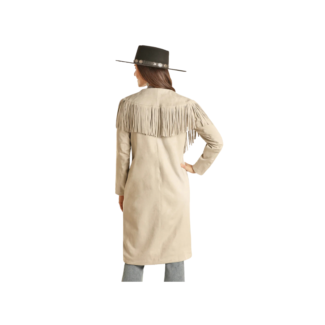 Panhandle Slim Women's Powder River Outfitters Long Suede Fringe Jacket
