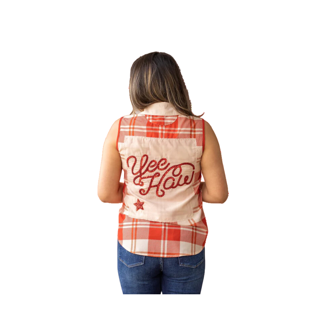 Southern Grace Women's Can I Get A Yeehaw Button Up Shirt