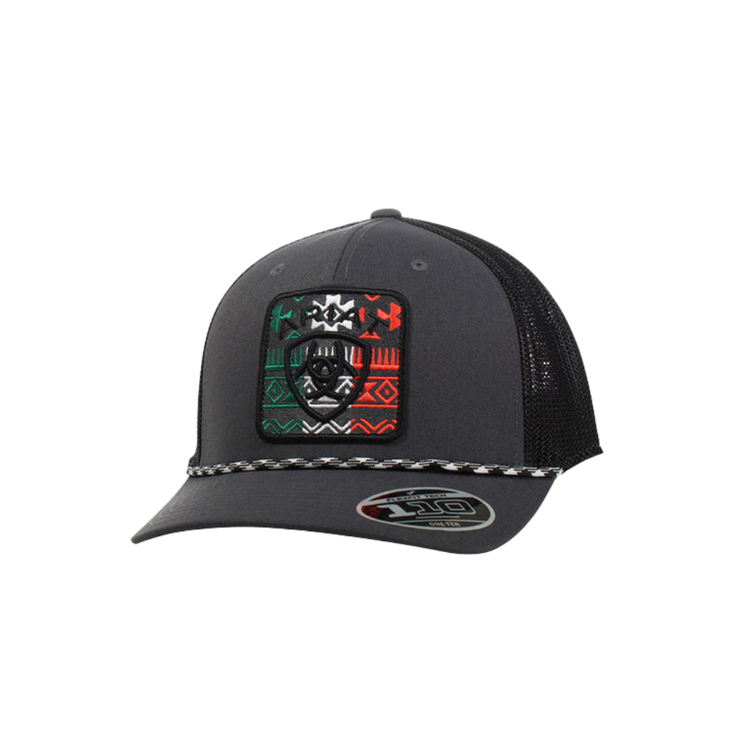 Ariat Men's Aztec Logo Grey Cap
