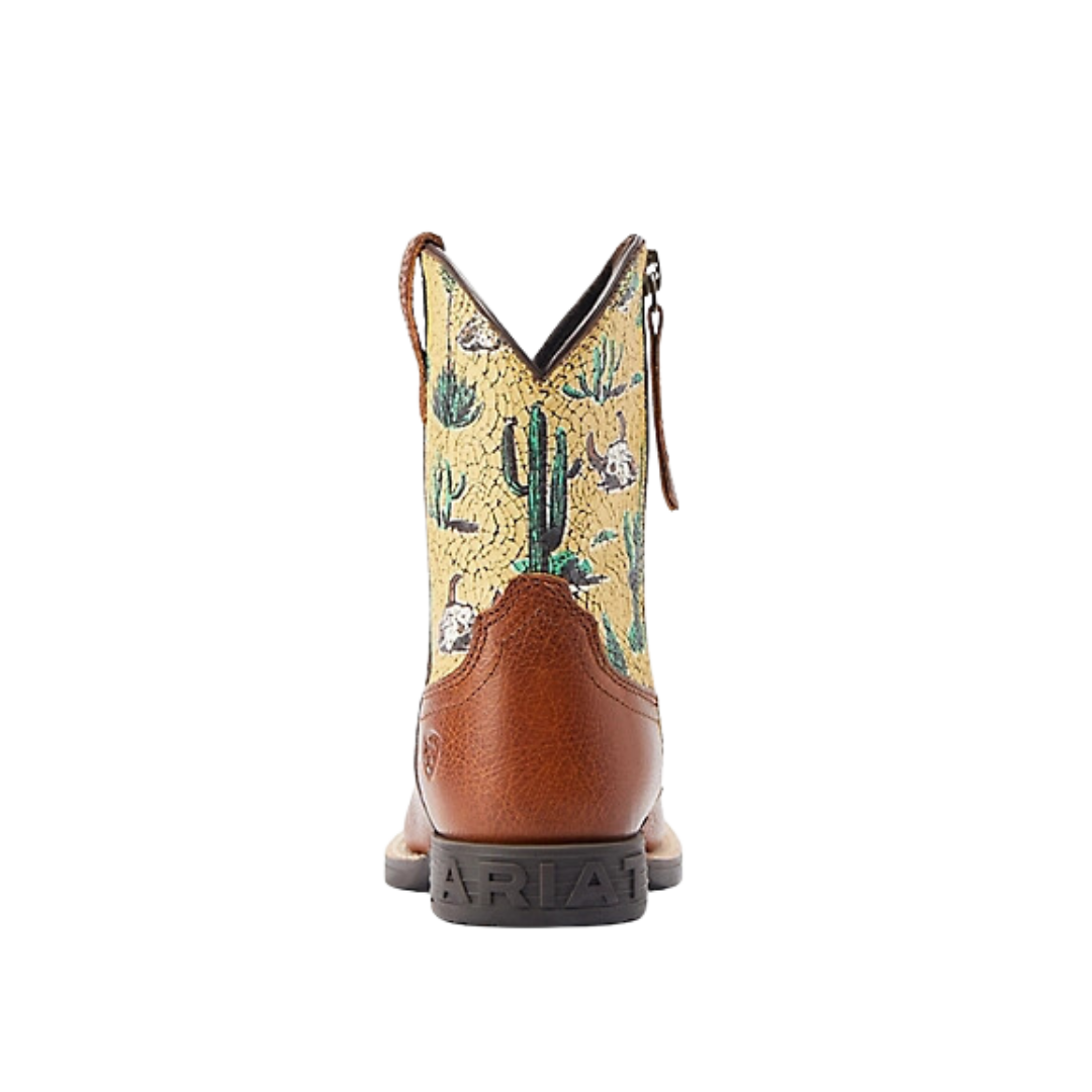 Ariat Toddler Boy's Round Up Wide Western Spiced Cider Boots