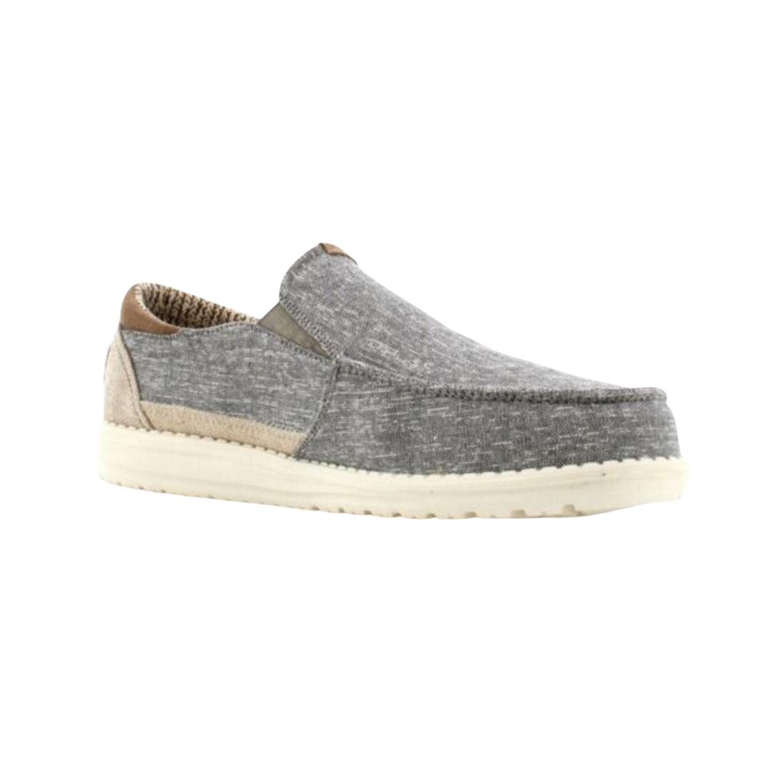 Hey Dude Men's Wally Thad Chambray Ghost Slip On Shoe