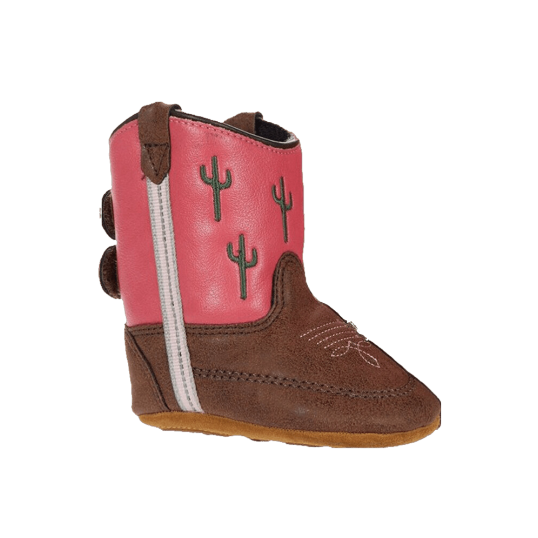 Old West Infant Girl's Poppets Brown Boots