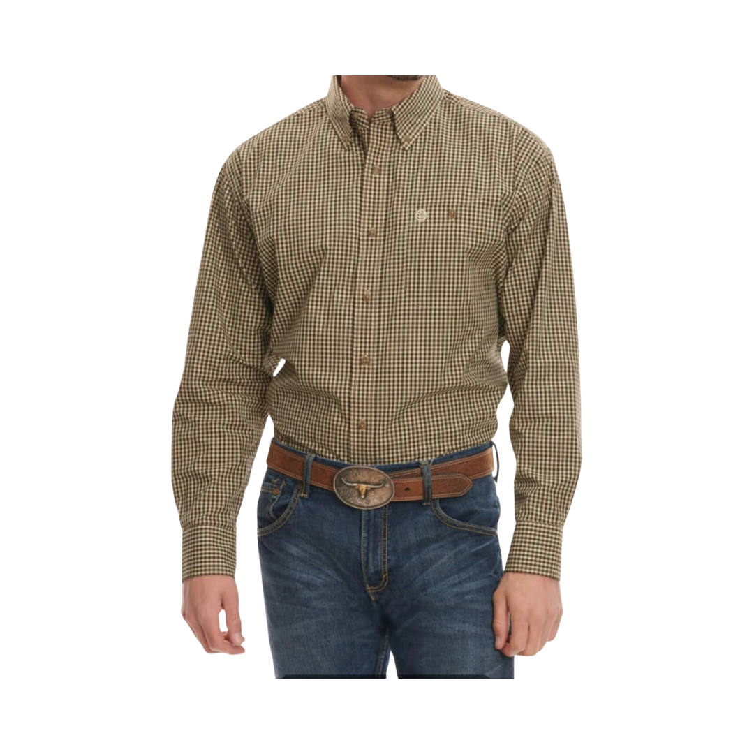 Wrangler George Men's Strait Green Shirt
