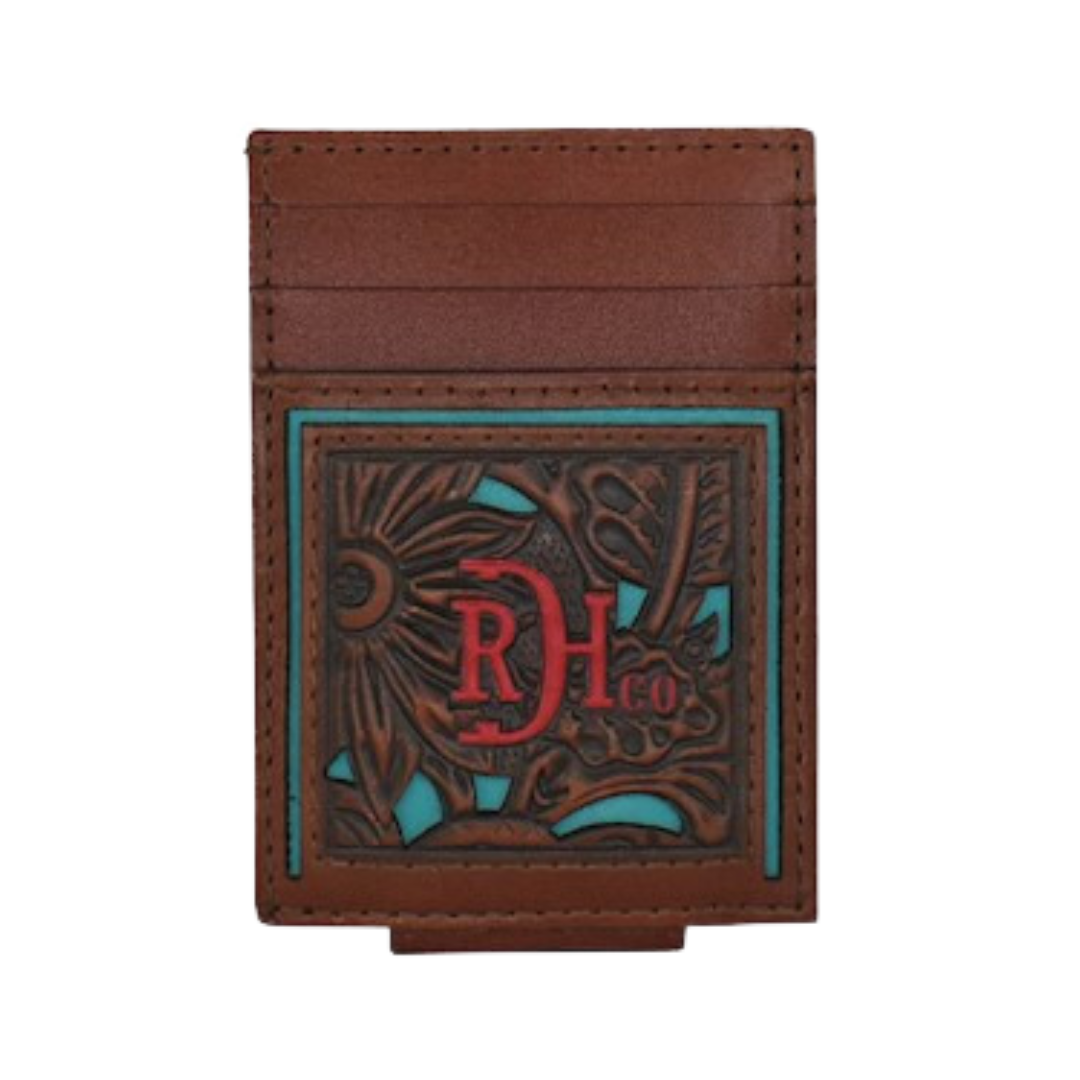 Red Dirt Men's Card Wallet Brown Magnetic