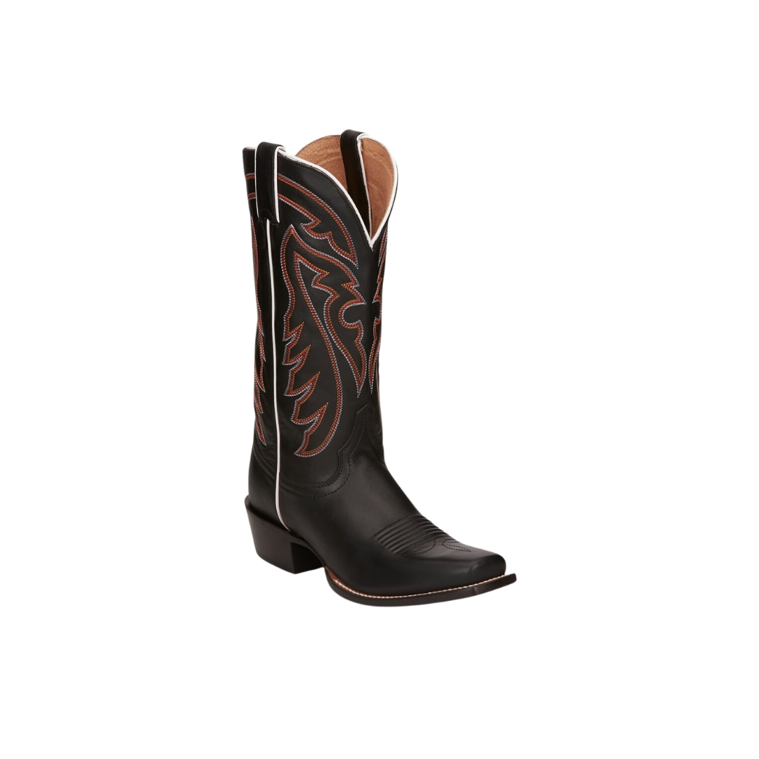 Justin Men's Brindle Midnight Black Boots