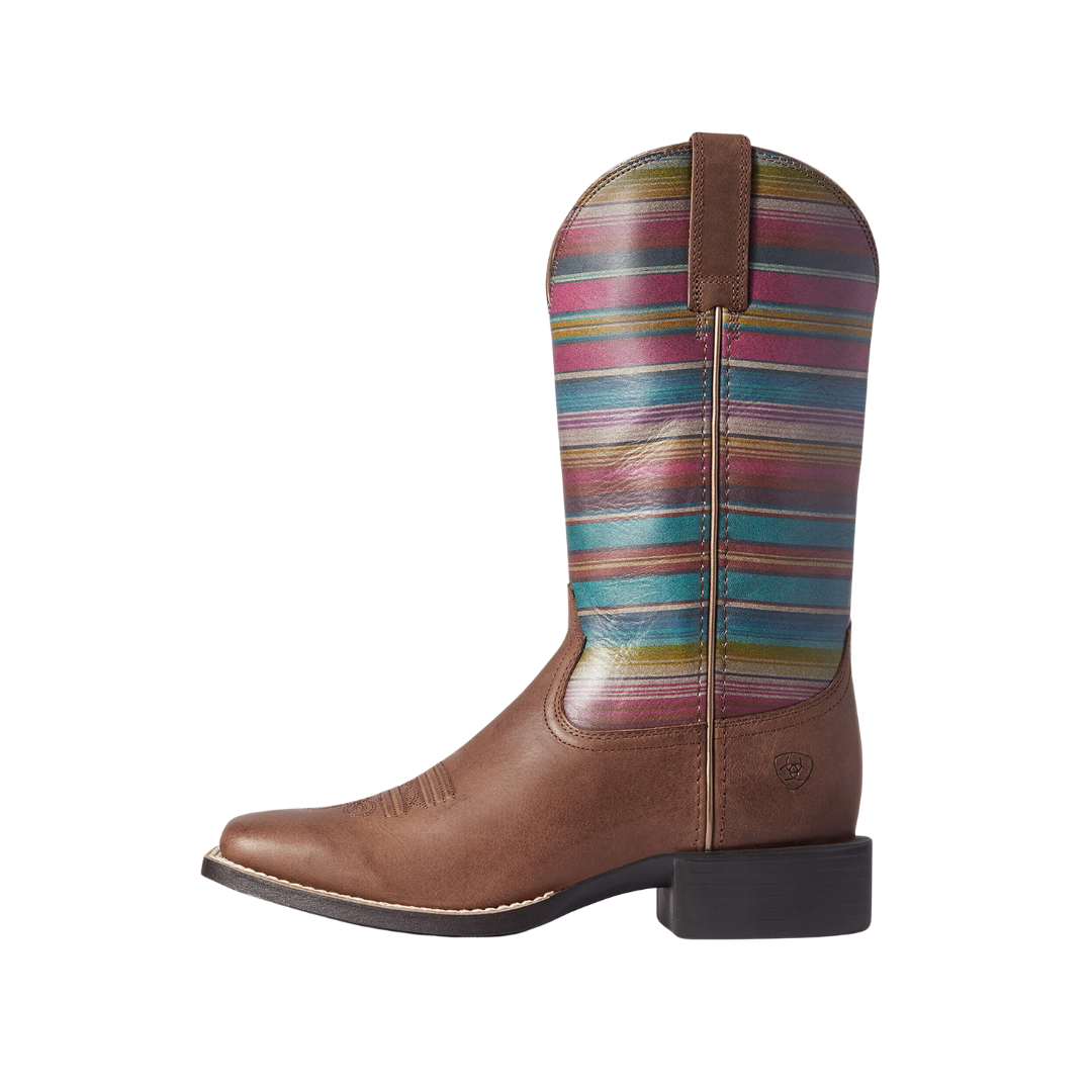 Ariat Women's Round Up Dark Buffalo Brown Boots