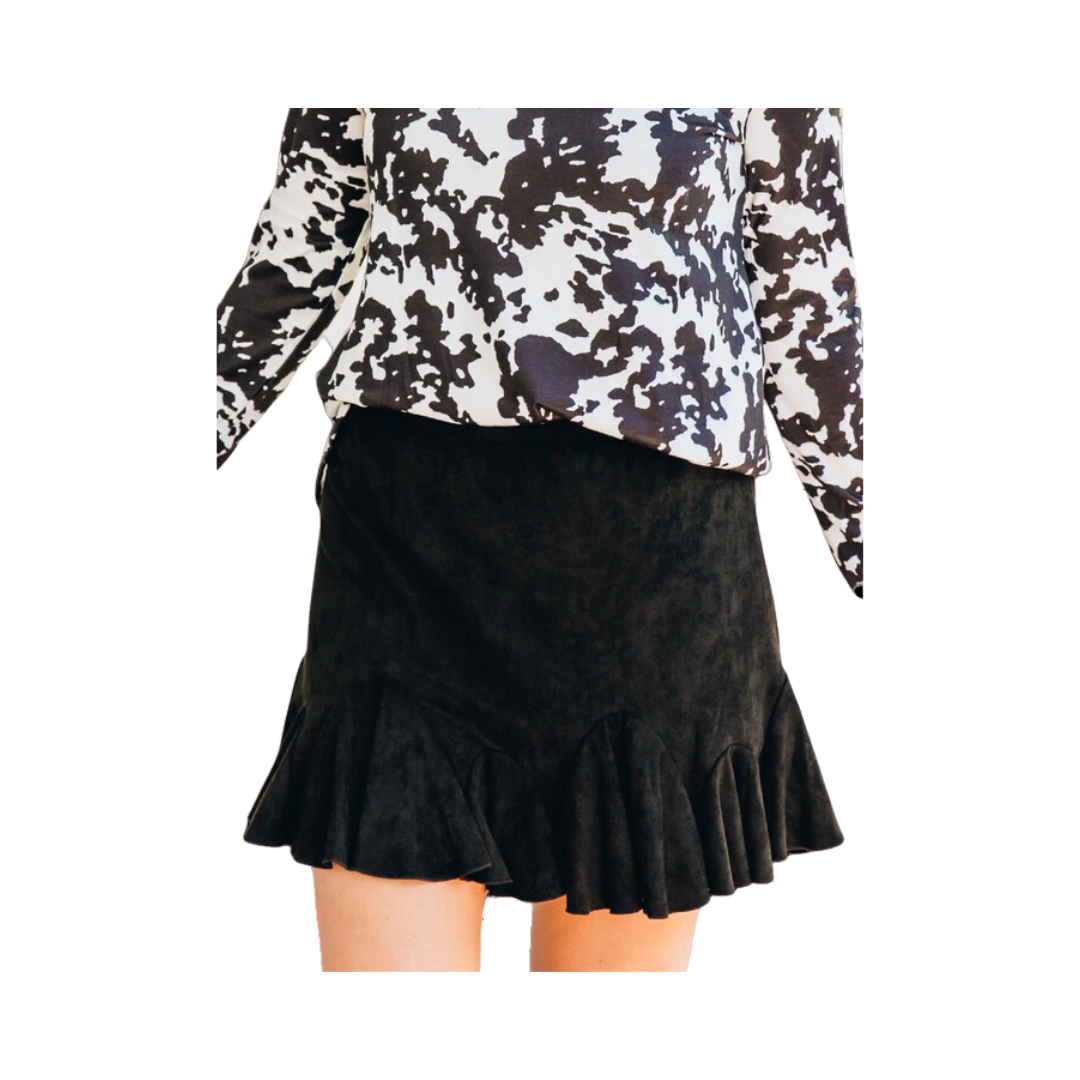 Southern Grace Women's Turning On The Charm Black Skirt