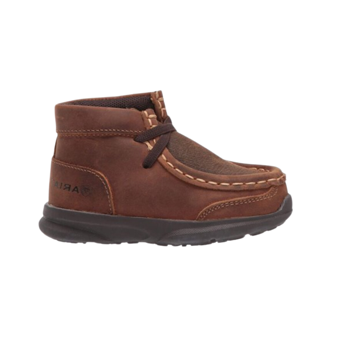 Ariat Toddler Boy's Lil' Stompers Heath Casual Brown Shoes