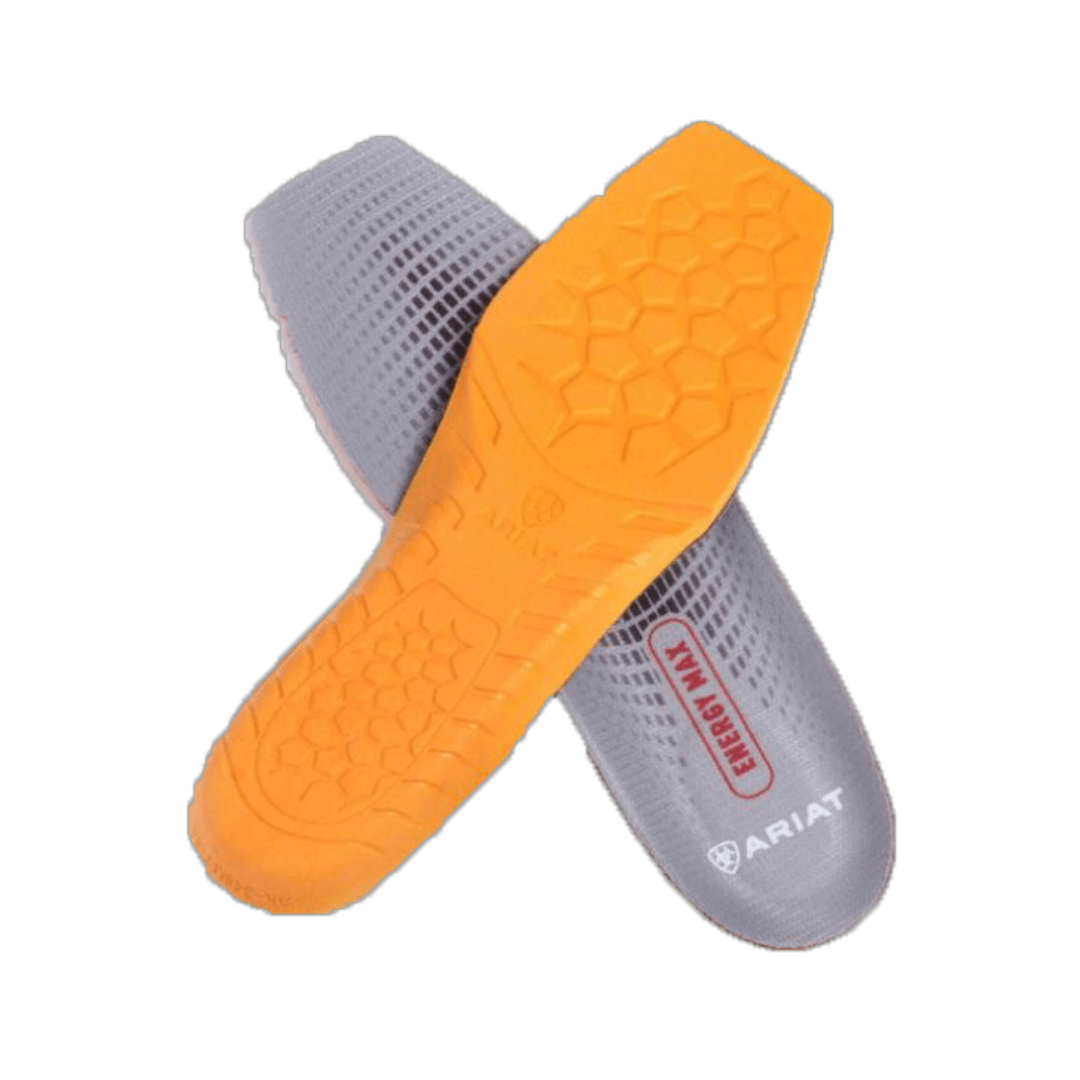 Ariat Men's Energy Max Square Toe Xtra Comfort Grey Insoles