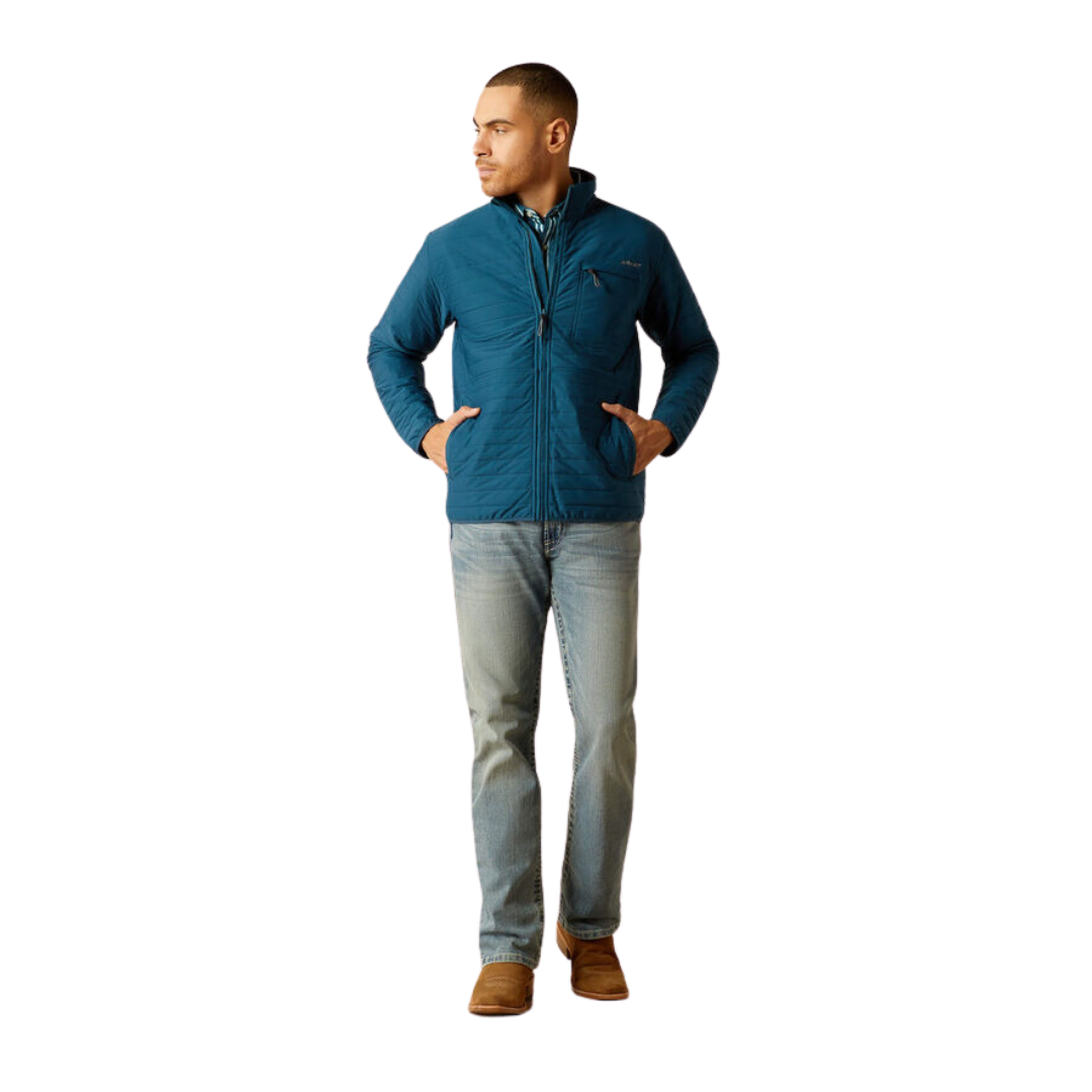 Ariat Men's Wylie Full Zip Teal Jacket