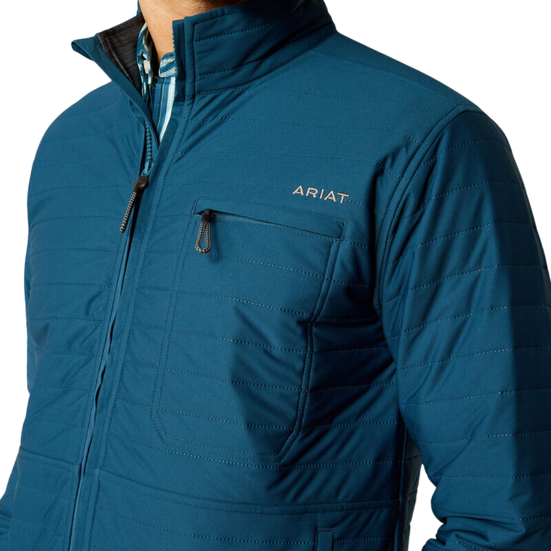 Ariat Men's Wylie Full Zip Teal Jacket