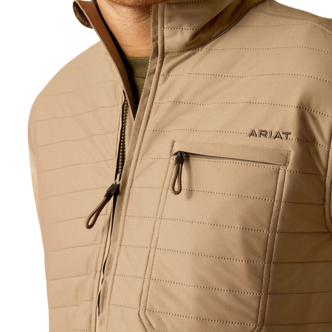 Ariat Men's Wylie Full Zip Khaki Jacket