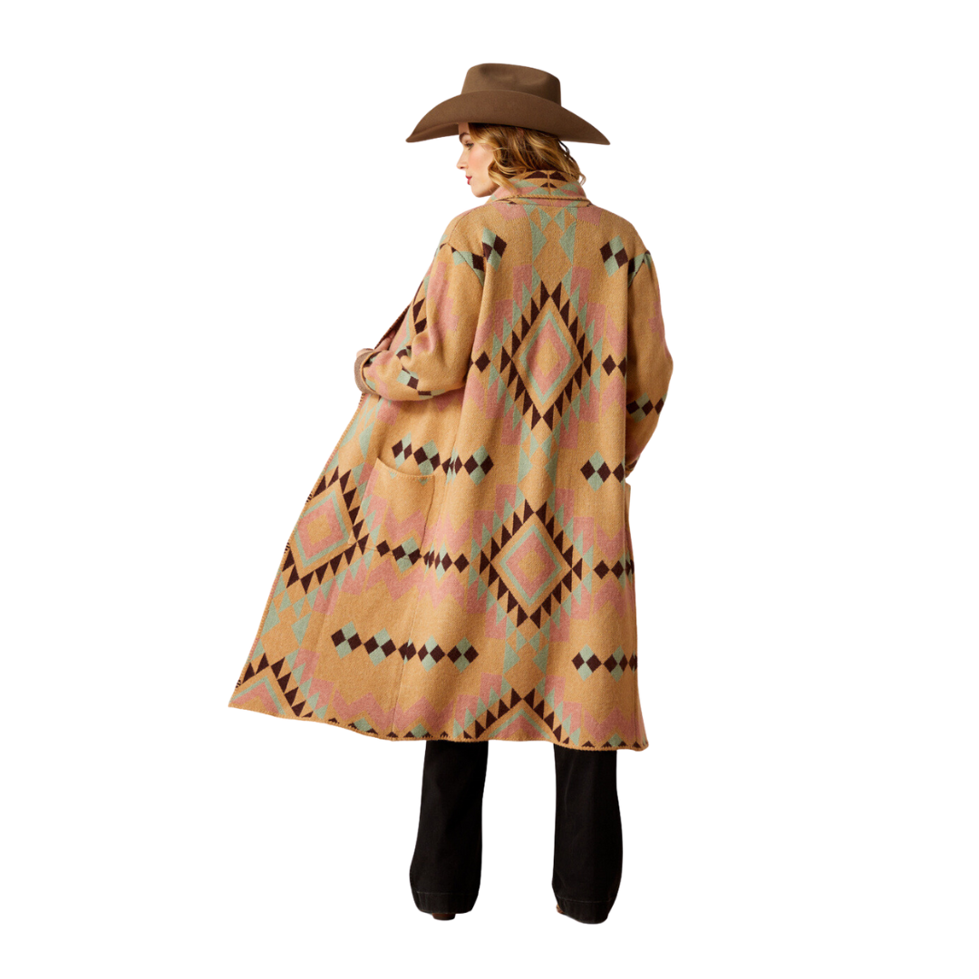 Ariat Women's Sunset Chic Spark Geo Jacquard Coat