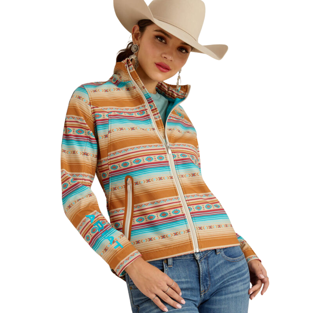 Ariat Women's New Team Softshell Fallon Serape Print Jacket