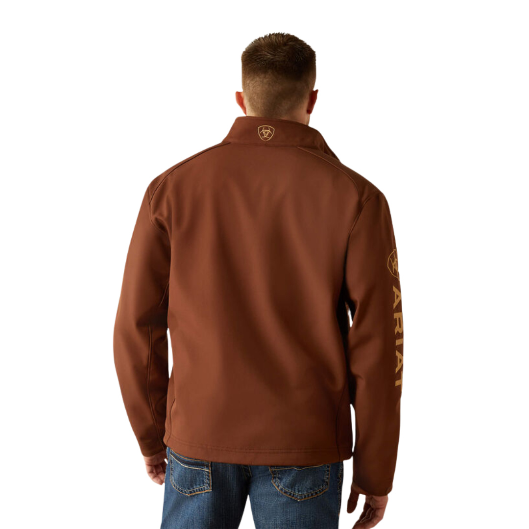 Ariat Men's Logo Softshell Potting Soil Jacket