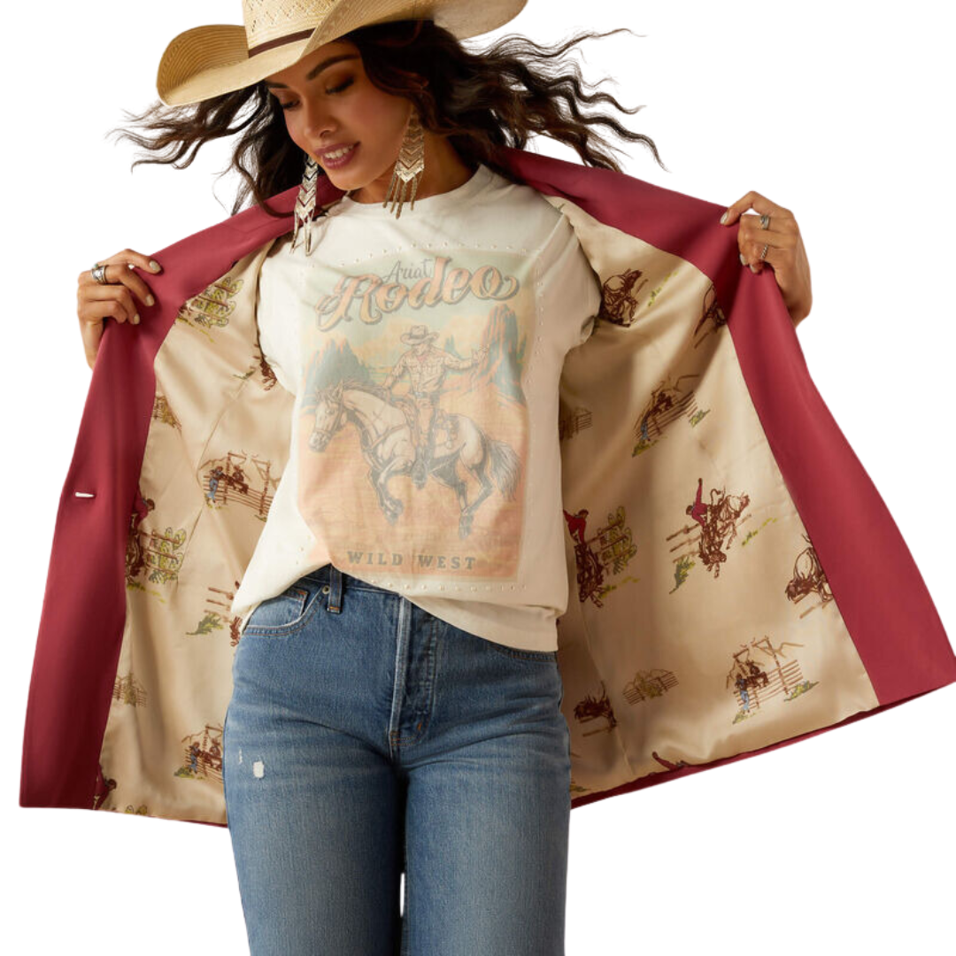 Ariat Women's Ella Dry Rose Blazer