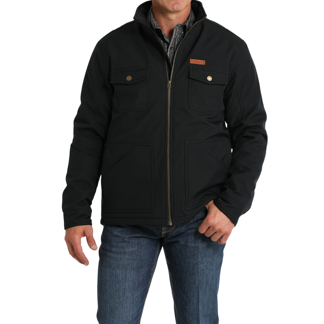 Cinch Men's Conceal Carry Solid Black Jacket