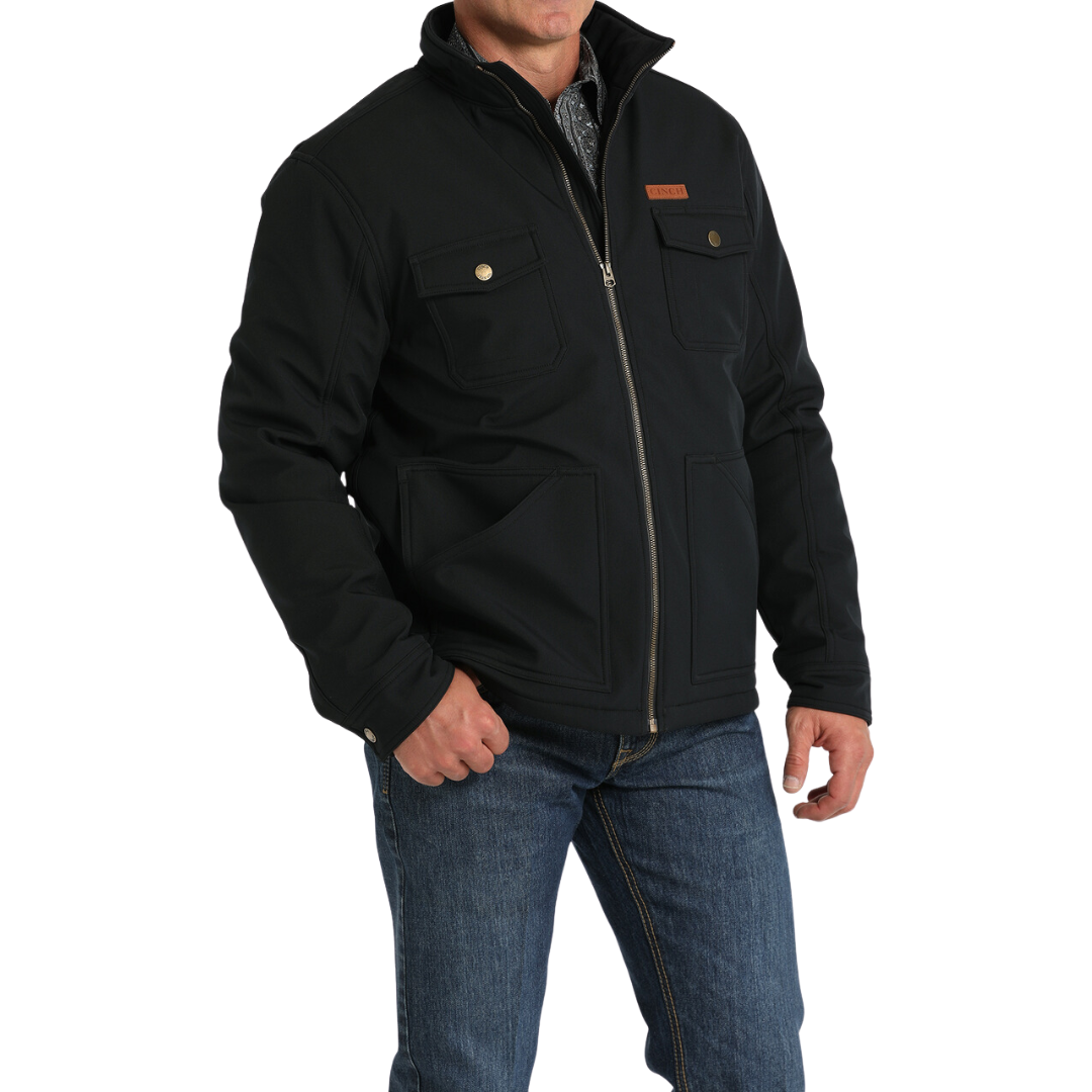 Cinch Men's Conceal Carry Solid Black Jacket