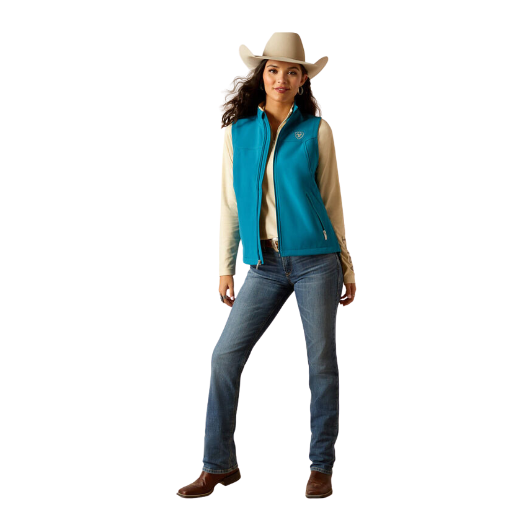 Ariat Women's New Team Softshell Ocean Print Vest