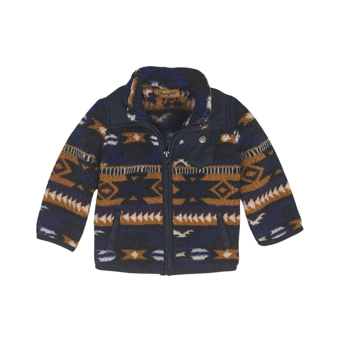 Wrangler Boy's Zip Front Lightweight Riptop Sherpa Jacket