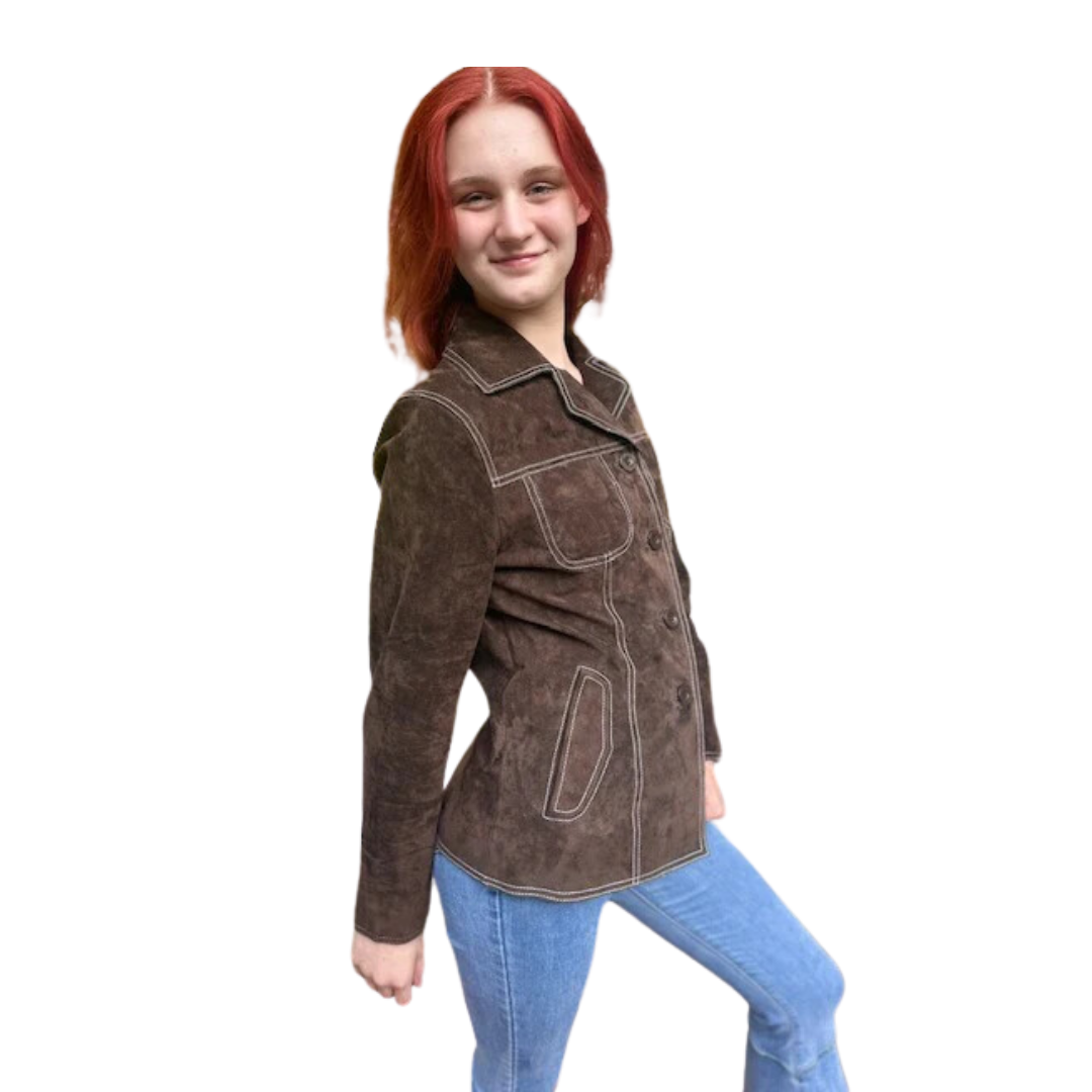 Montana Co Women's Leather Chocolate Jacket
