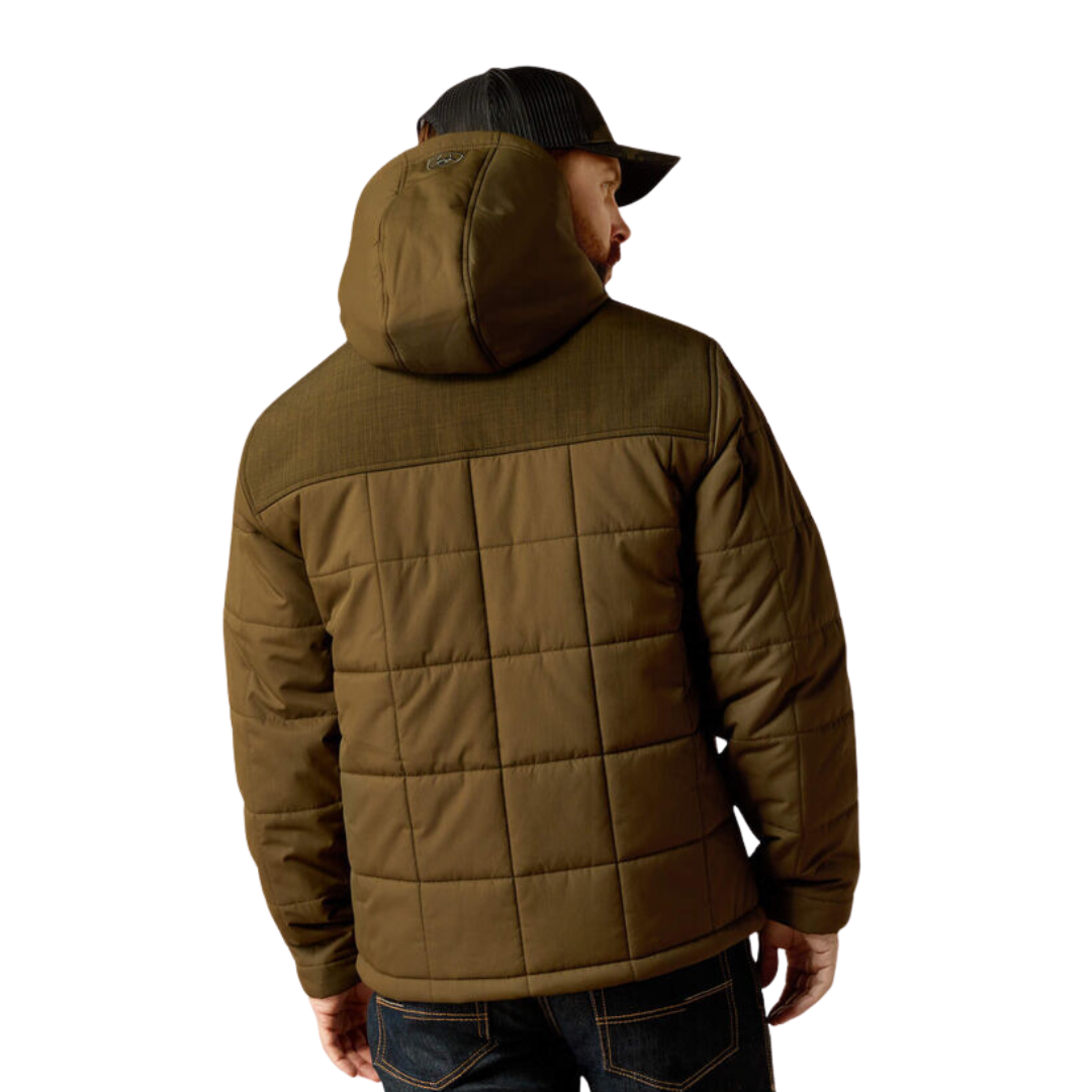 Ariat Men's Crius Hooded Insulated Relic Heather Jacket