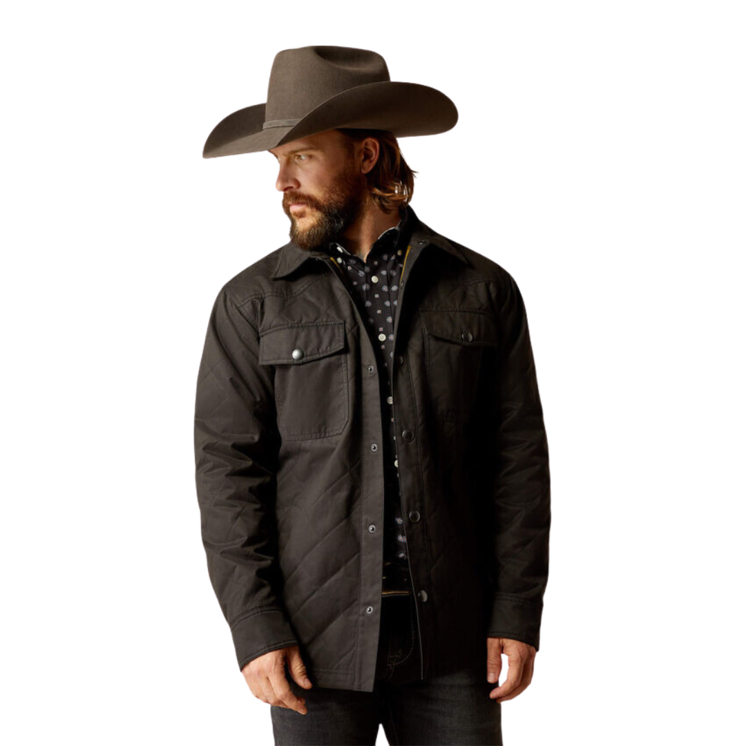 Ariat Men's Grizzly Shirt Black Jacket