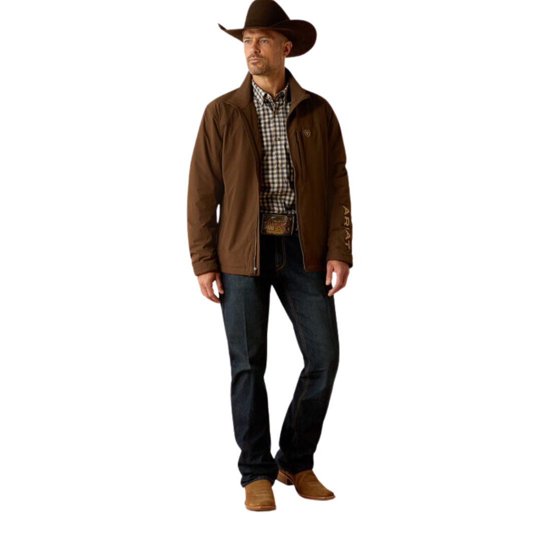 Ariat Men's Pioneer Stretchshell Brown Jacket