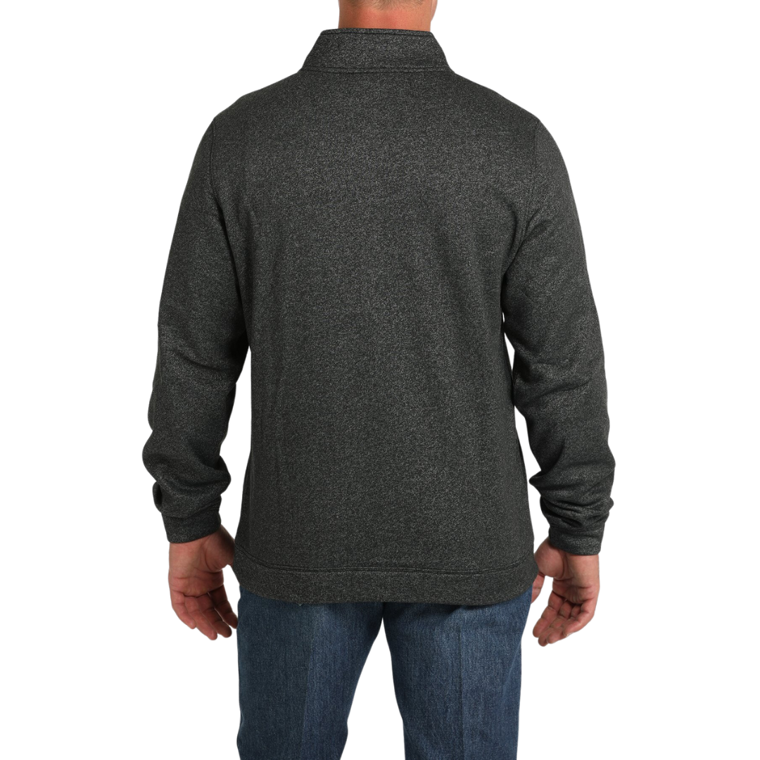 Cinch Men's Zip Black Pullover Jacket
