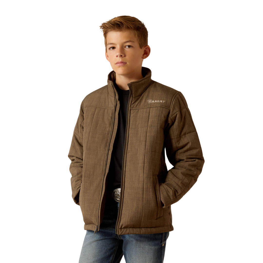 Ariat Youth Boy's Crius Insulated Crocodile Grey Jacket
