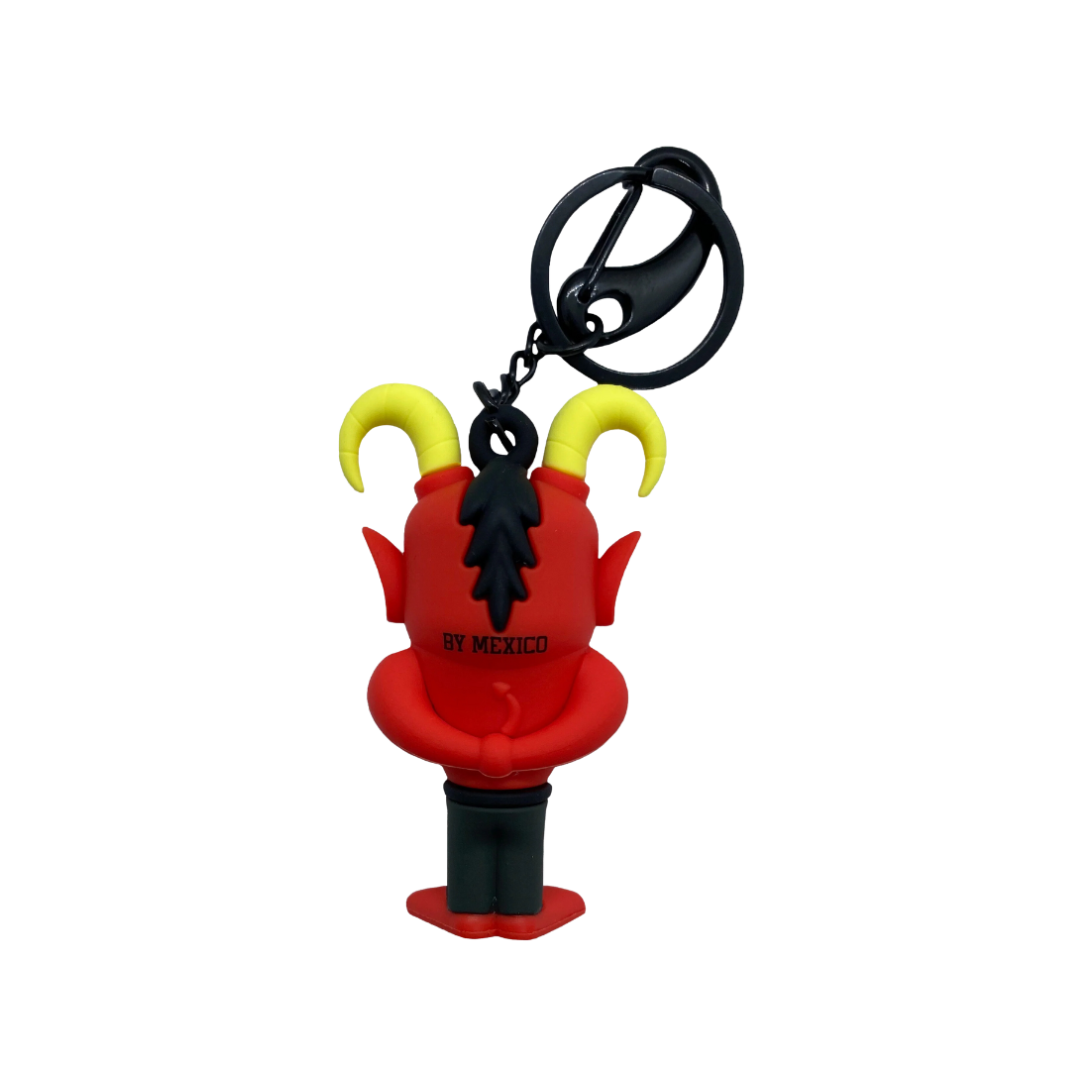 By Mexico Diablito Judelio 3D Design Keychain