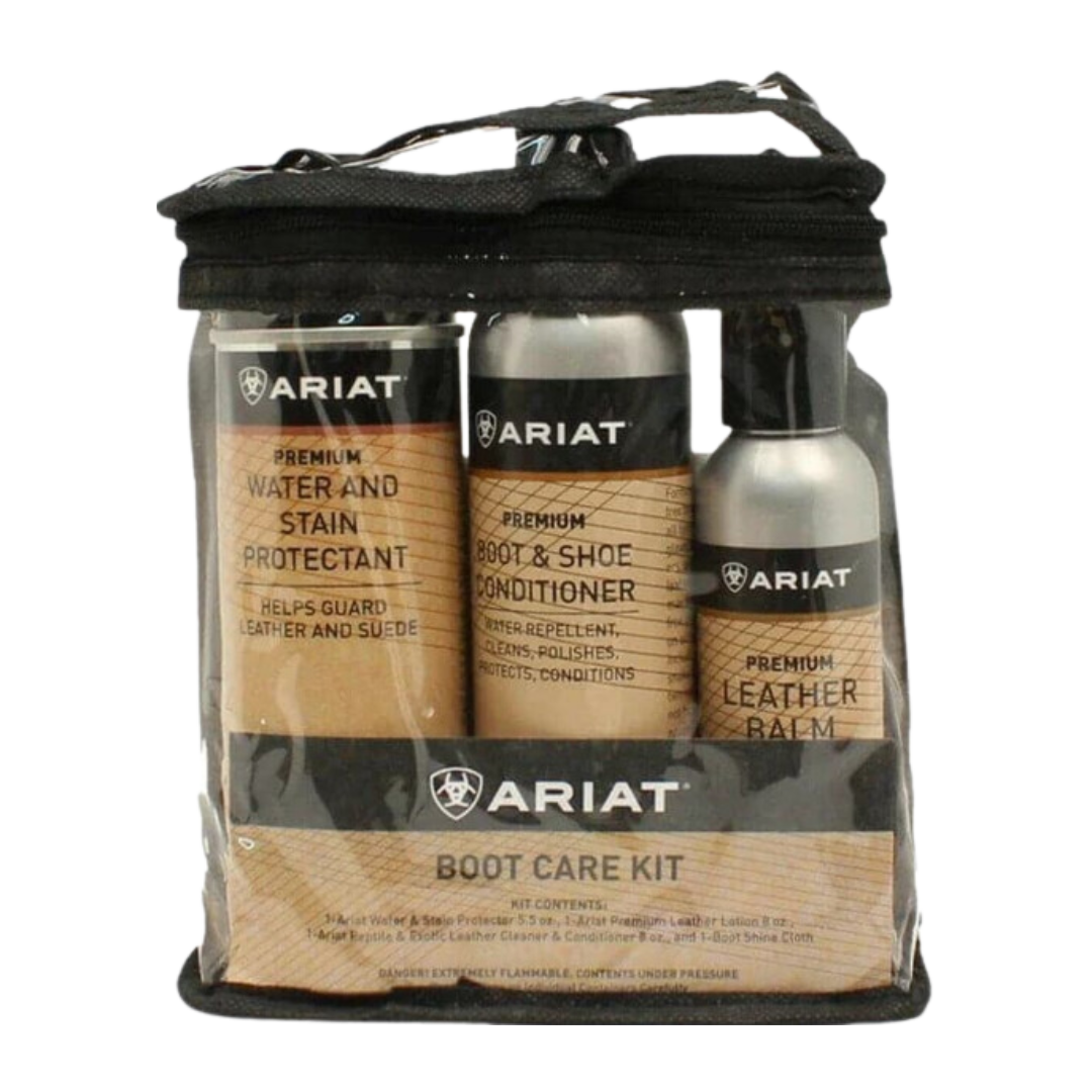 Maintain Western Style Ariat Boot Care Kit for Quality Boot Care