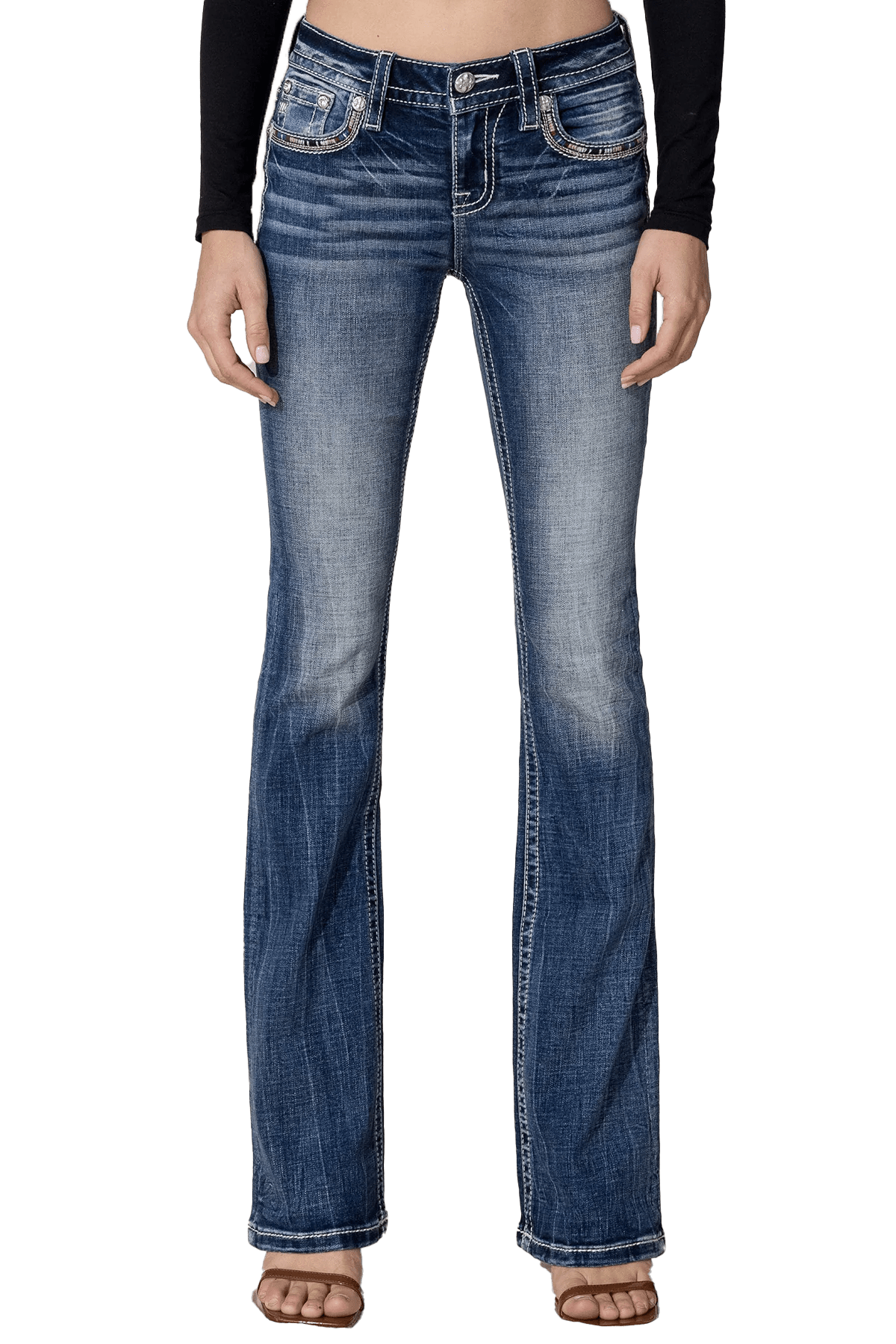 Miss Me Boot Cut Tribal Road Jeans