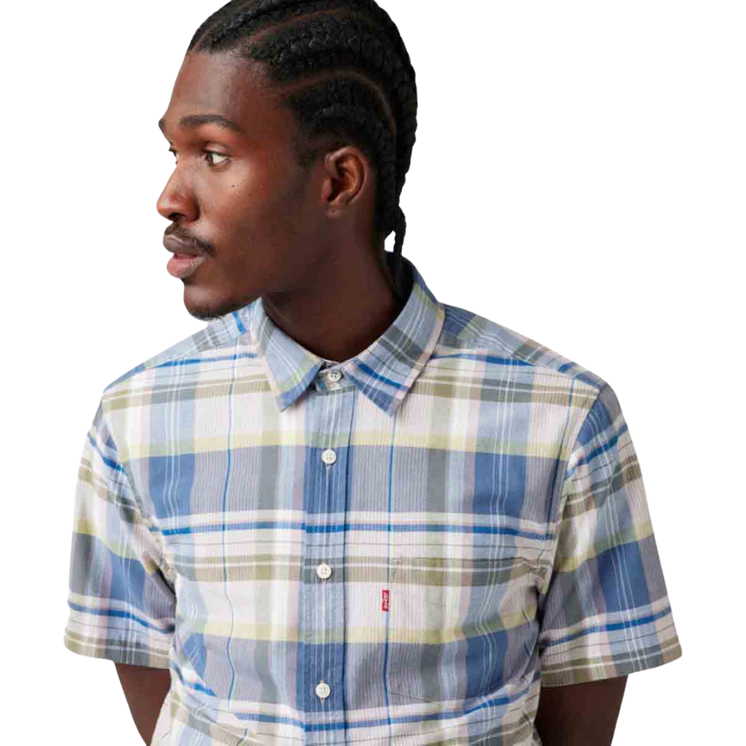 Levi Strauss Men's Classic Keith Blue Shirt