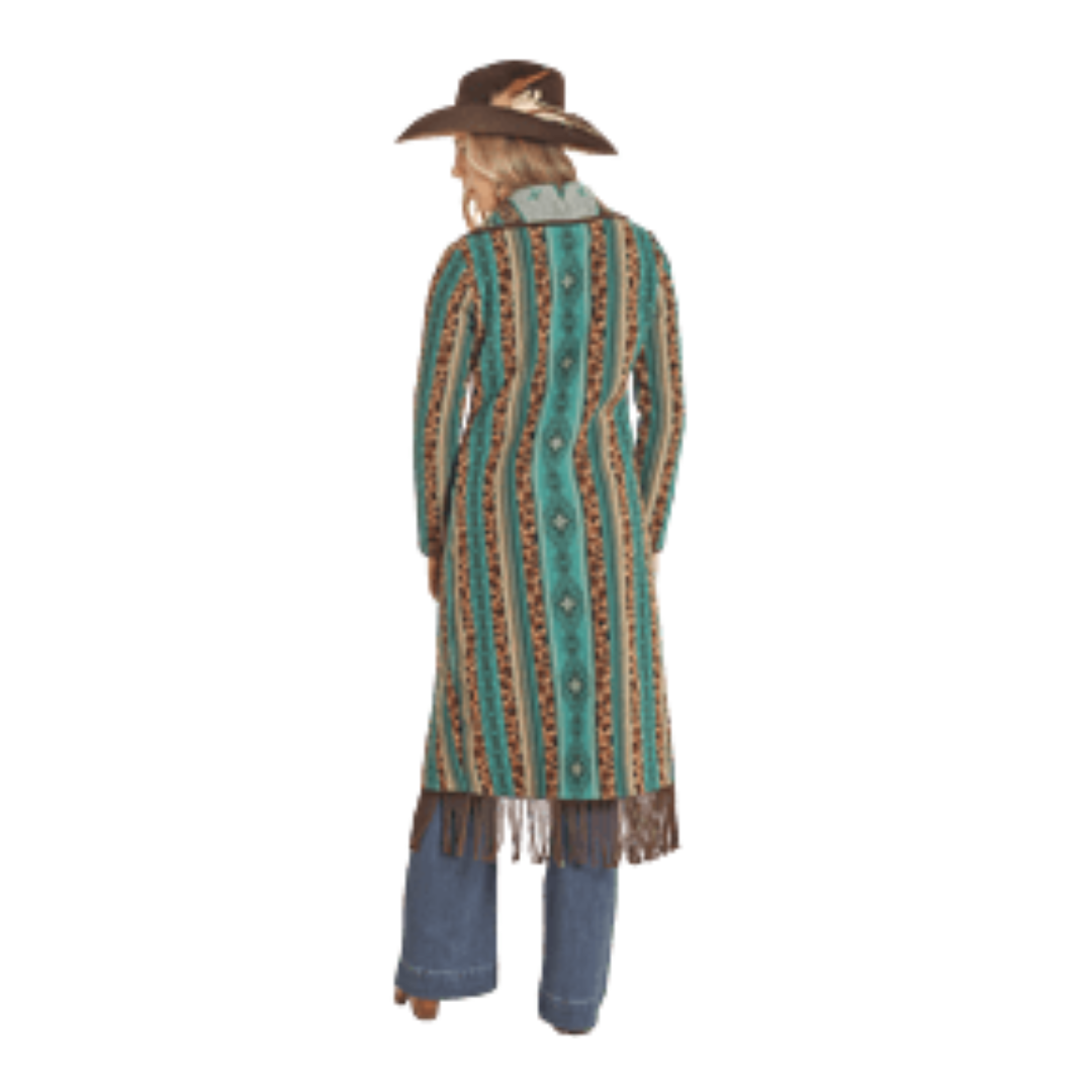 Panhandle Slim Women's Swing Wool Vibrant Multicolor Coat