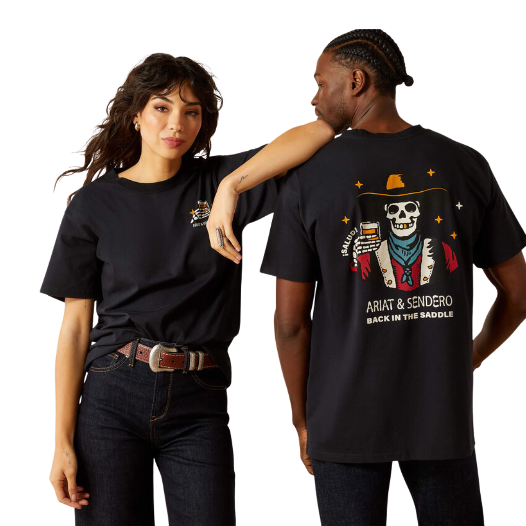 Ariat Unisex Sendero When Life Gives You Agaves Black Tee Shirt