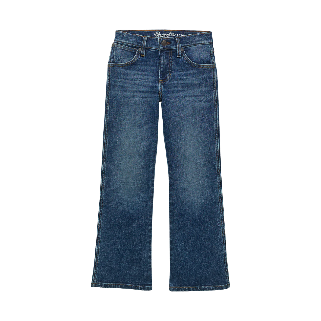 Wrangler Youth Boy's Retro Bootcut Lewiston Wash Blue Jeans - Big & Tall