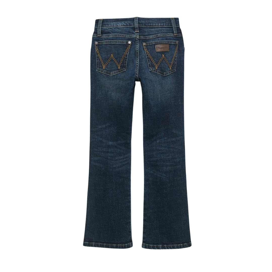 Wrangler Youth Boy's Retro Slim Bootcut Hayward Blue Jeans - Big & Tall