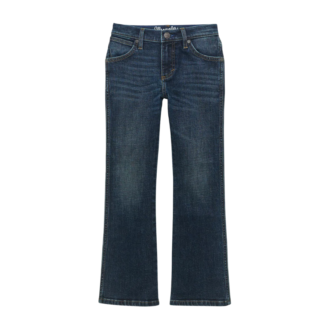 Wrangler Youth Boy's Retro Slim Bootcut Hayward Blue Jeans - Big & Tall