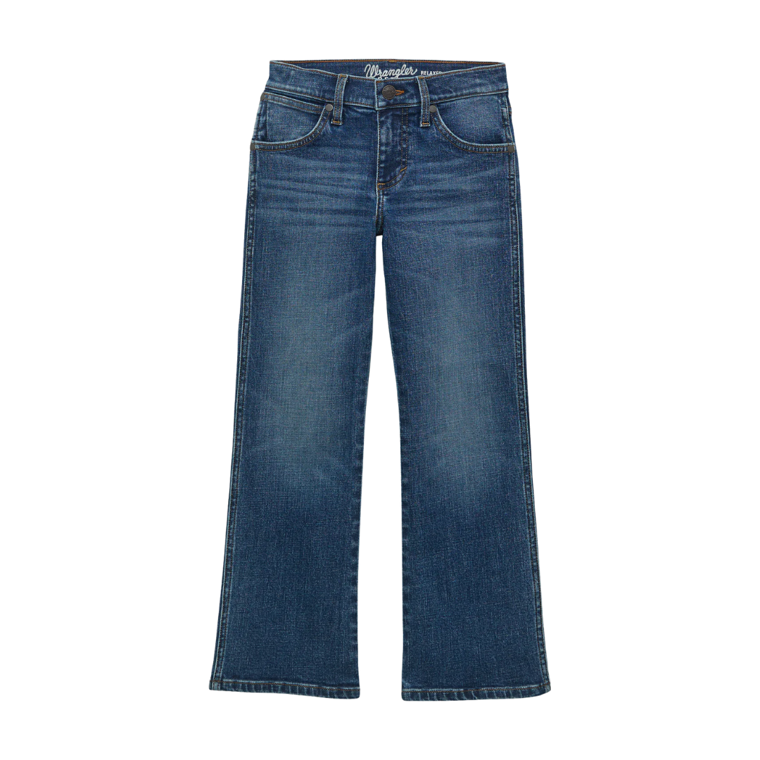 Wrangler Youth Boy's Retro Relaxed Bootcut Blue Jeans