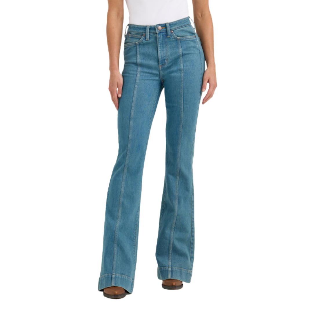 Wrangler Women's Retro Brooklyn Trouser Blue Jeans