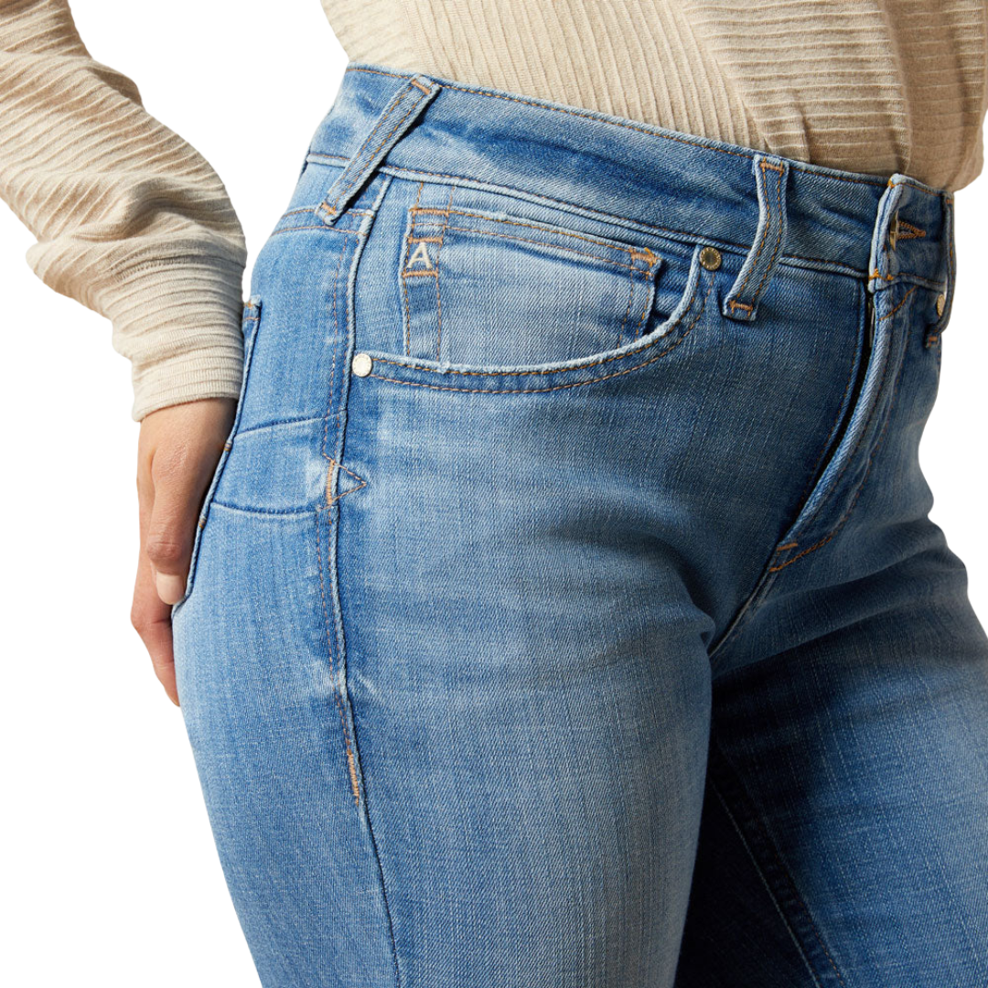 Ariat Women's Camellia High Rise Glendale Blue Jeans
