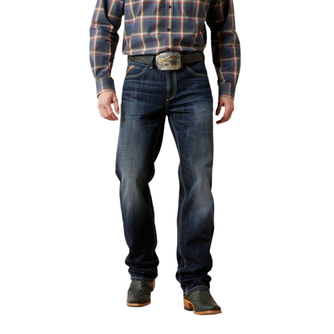 Ariat Men's Relaxed Mayfiel Boot Denim Blue Jeans