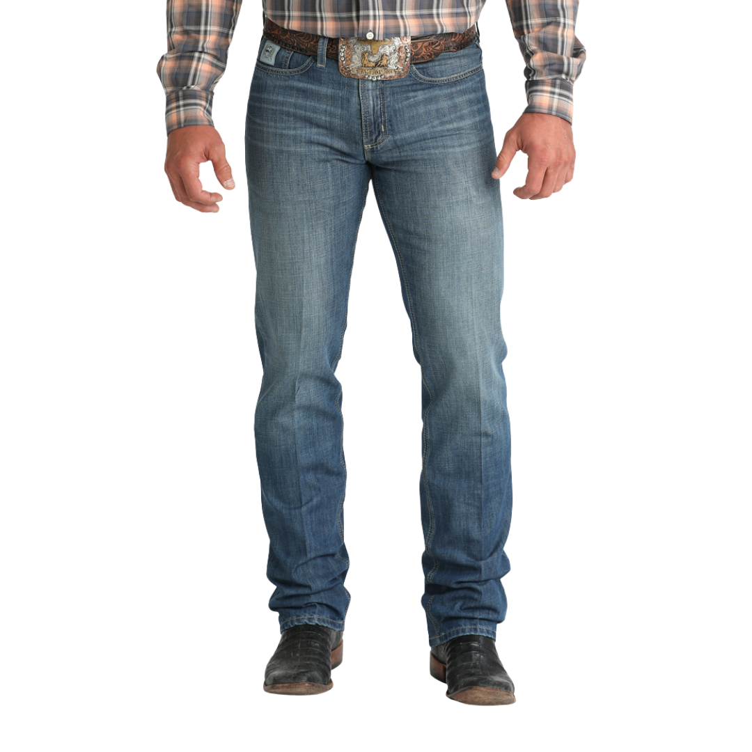 Cinch Men's Silver Label Medium Stone Blue Jeans