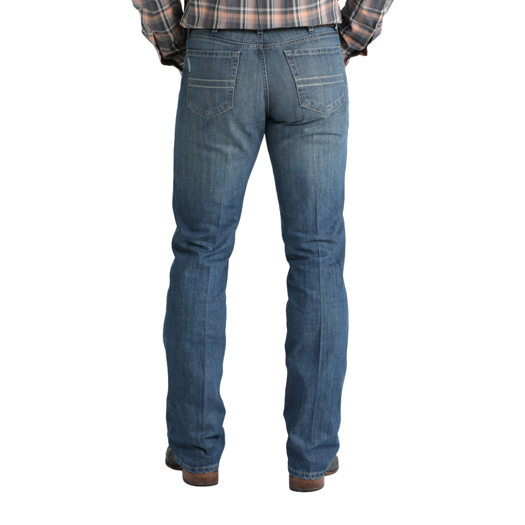 Cinch Men's Silver Label Medium Stone Blue Jeans