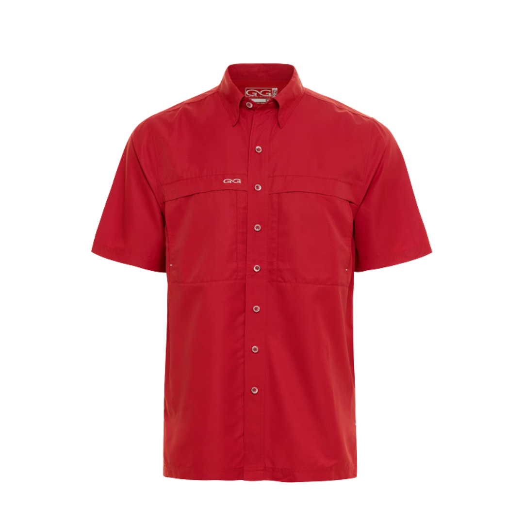 Gameguard Men's Microfiber Red Shirt - Style, Comfort, and Performance