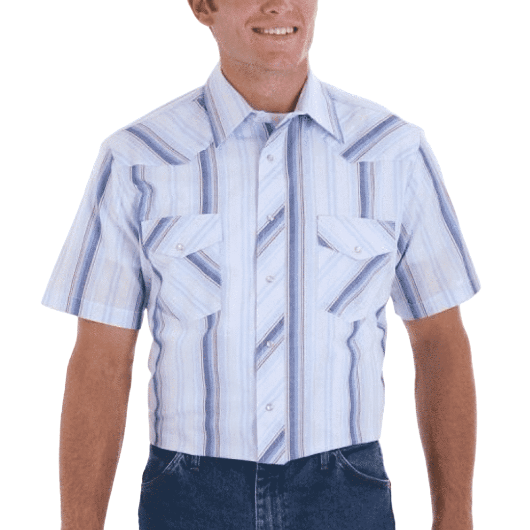Wrangler Men's Western Short Sleeve Assortment Shirt