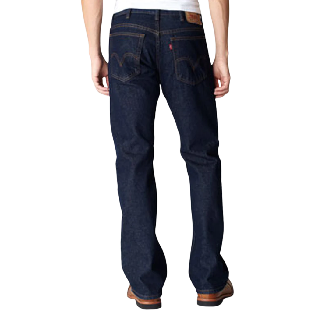 Levi Strauss Men's 517 Bootcut Mid Rise Blue Jeans