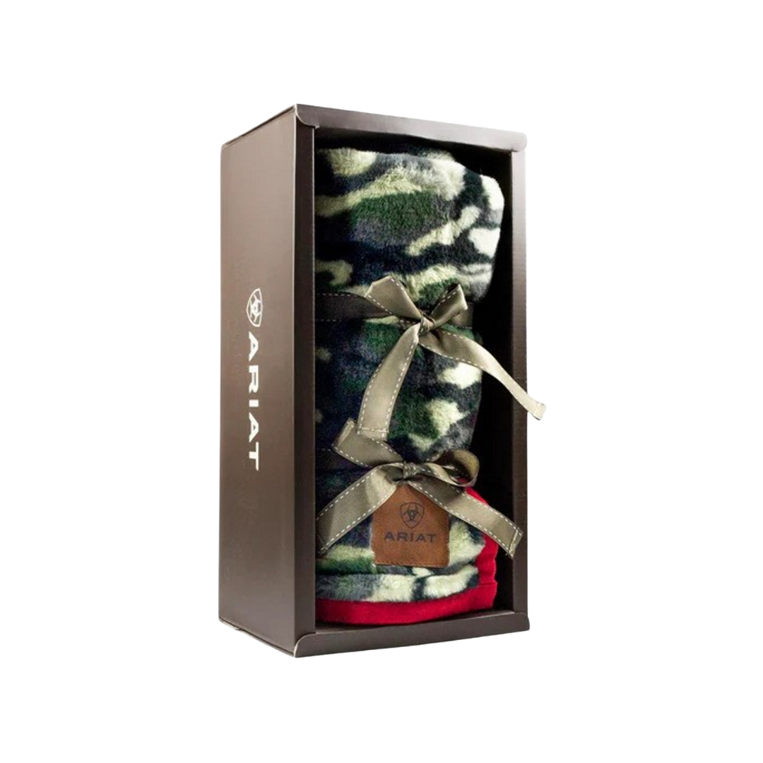 Ariat Unisex Quilted Cozy Camo Blanket